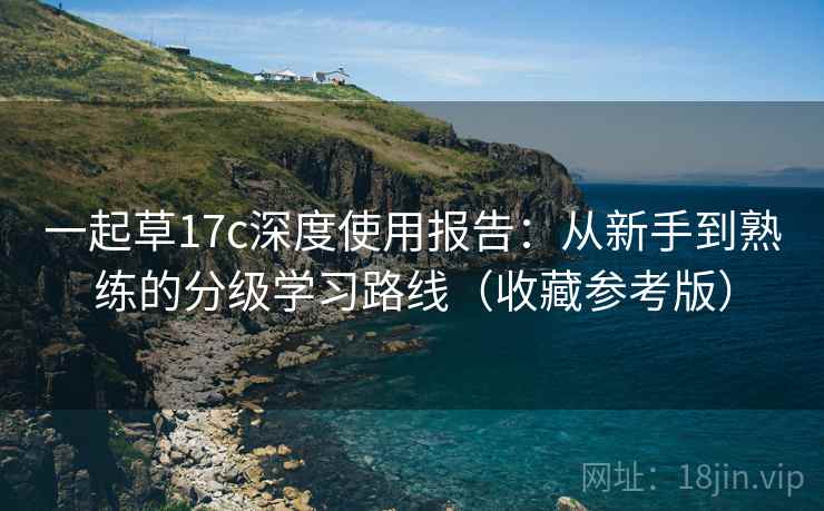 一起草17c深度使用报告：从新手到熟练的分级学习路线（收藏参考版）