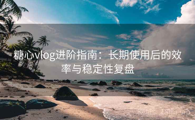 糖心vlog进阶指南：长期使用后的效率与稳定性复盘