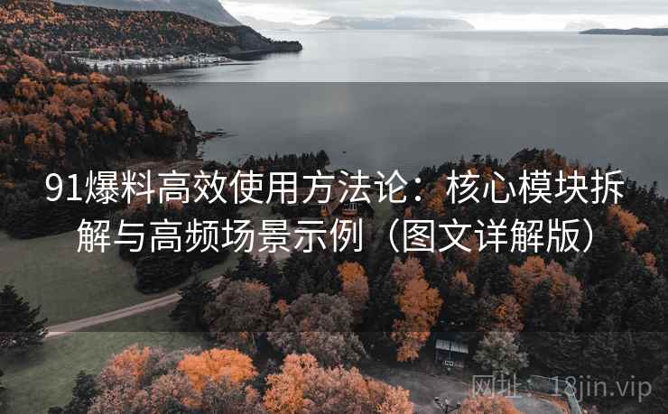 91爆料高效使用方法论：核心模块拆解与高频场景示例（图文详解版）
