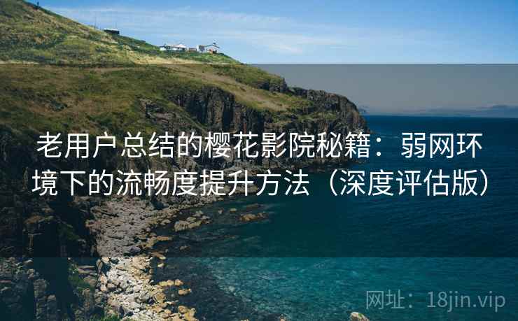 老用户总结的樱花影院秘籍：弱网环境下的流畅度提升方法（深度评估版）