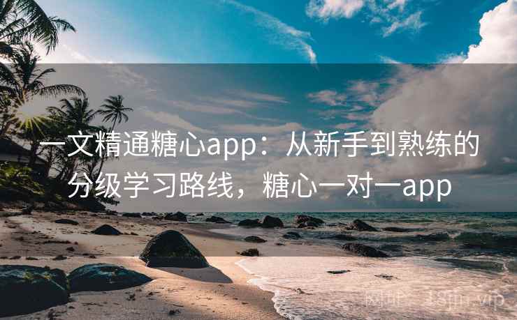 一文精通糖心app:从新手到熟练的分级学习路线,糖心一对一app 一文精通糖心app:从新手到熟练的分级学习路线,糖心一对一app