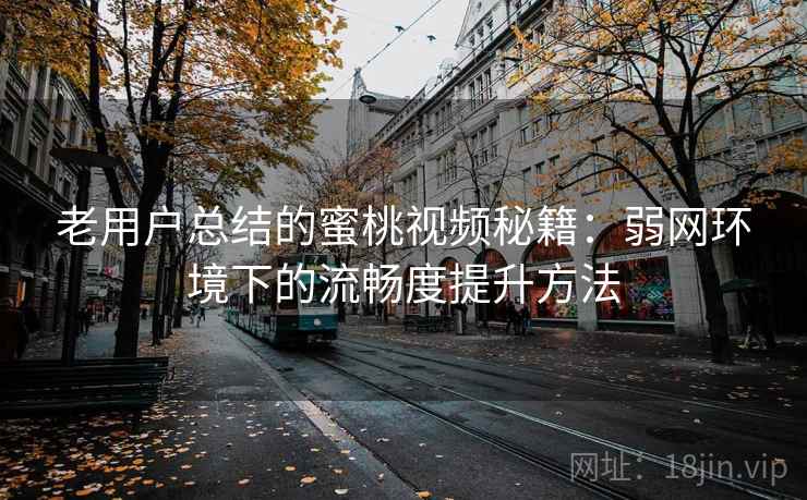 老用户总结的蜜桃视频秘籍：弱网环境下的流畅度提升方法
